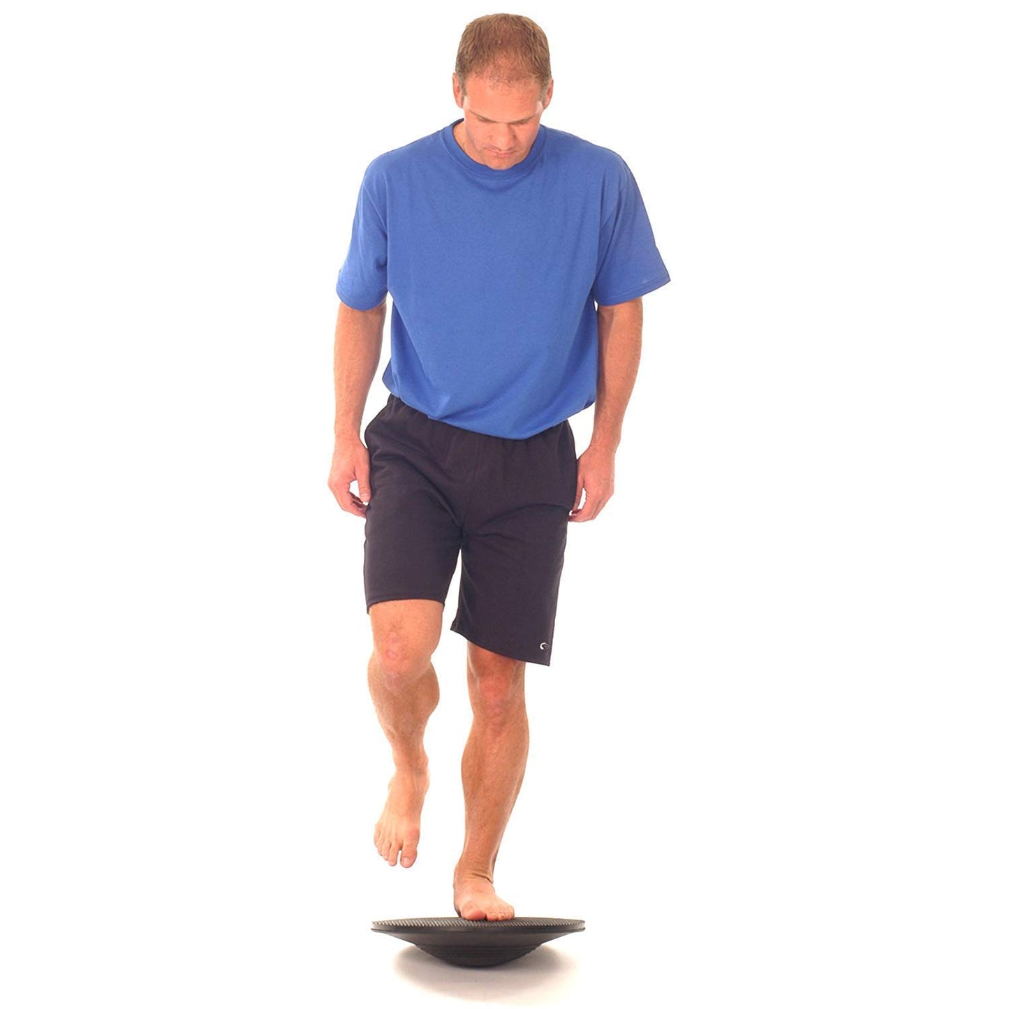 THERABAND Rocker Board Stability and Balance Trainer, Lateral Balance Board for Physical Therapy, Core Strengthening, Injury Rehabilitation, Agility Improvement, Coordination Exercise, & Surf Training