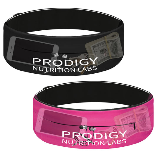 2 Pack Unisex Belt Bags for Running and Travel Security: For Traveling, Working Out, Hiking, Securely Stash Money, Phone, and Hydration