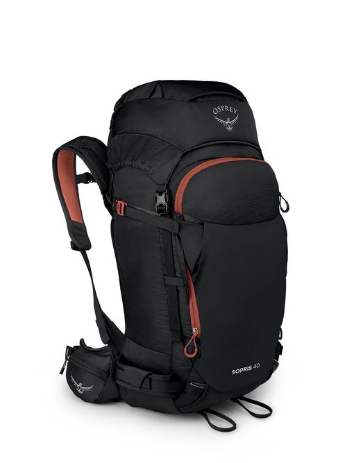 Osprey Sopris 40L Ski and Snowboard Backpack, Black