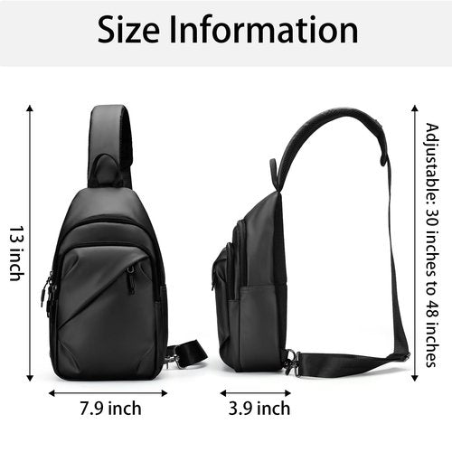 Sling Bag for Women and Men, Crossbody Bags Chest Bag Casual Cross Body Shoulder Bag Trendy Small Backpack for Women Men Travel Sports Running Hiking Walking Biking Outdoors