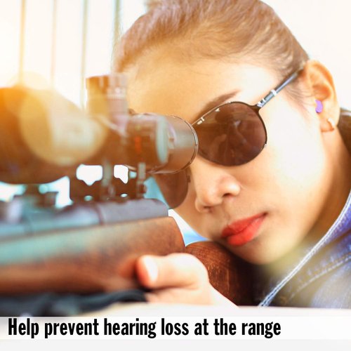 Mack’s Slim Fit Soft Foam Shooting Earplugs, 7 Pair with Travel Case – Small Ear Plugs for Hunting, Tactical, Target, Skeet and Trap Shooting | Made in USA