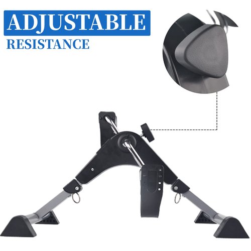 Icedeer Under Desk Bike Pedal Exerciser for Seniors, Mini Stationary Exercise Bike for Home, Rehabilitation Peddler Machine