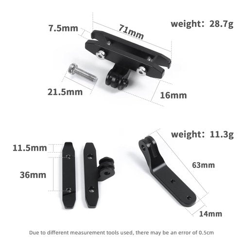 NELboNs Bike Mount Compatible with Garmi n Varia RCT715 Ra DAR Tail Light,Ra DAR Flashlight Adapter Taillight Saddle Mount for Road Mountain MTB Bicycle