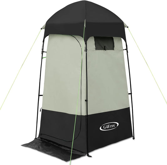 G4Free Camping Shower Tent Privacy Tent Dressing Changing Room Portable Toilet Rain Shelter for Beach with Carry Bag