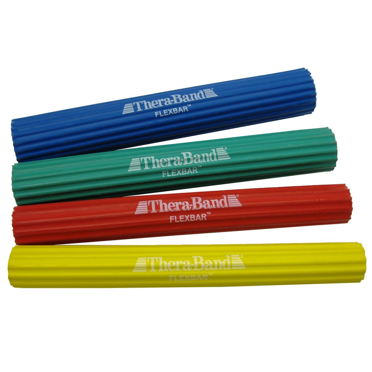 THERABAND FlexBar, Tennis Elbow Therapy Bar, Relieve Tendonitis Pain & Improve Grip Strength, Resistance Bar for Golfers Elbow & Tendinitis, Red, Light, Beginner