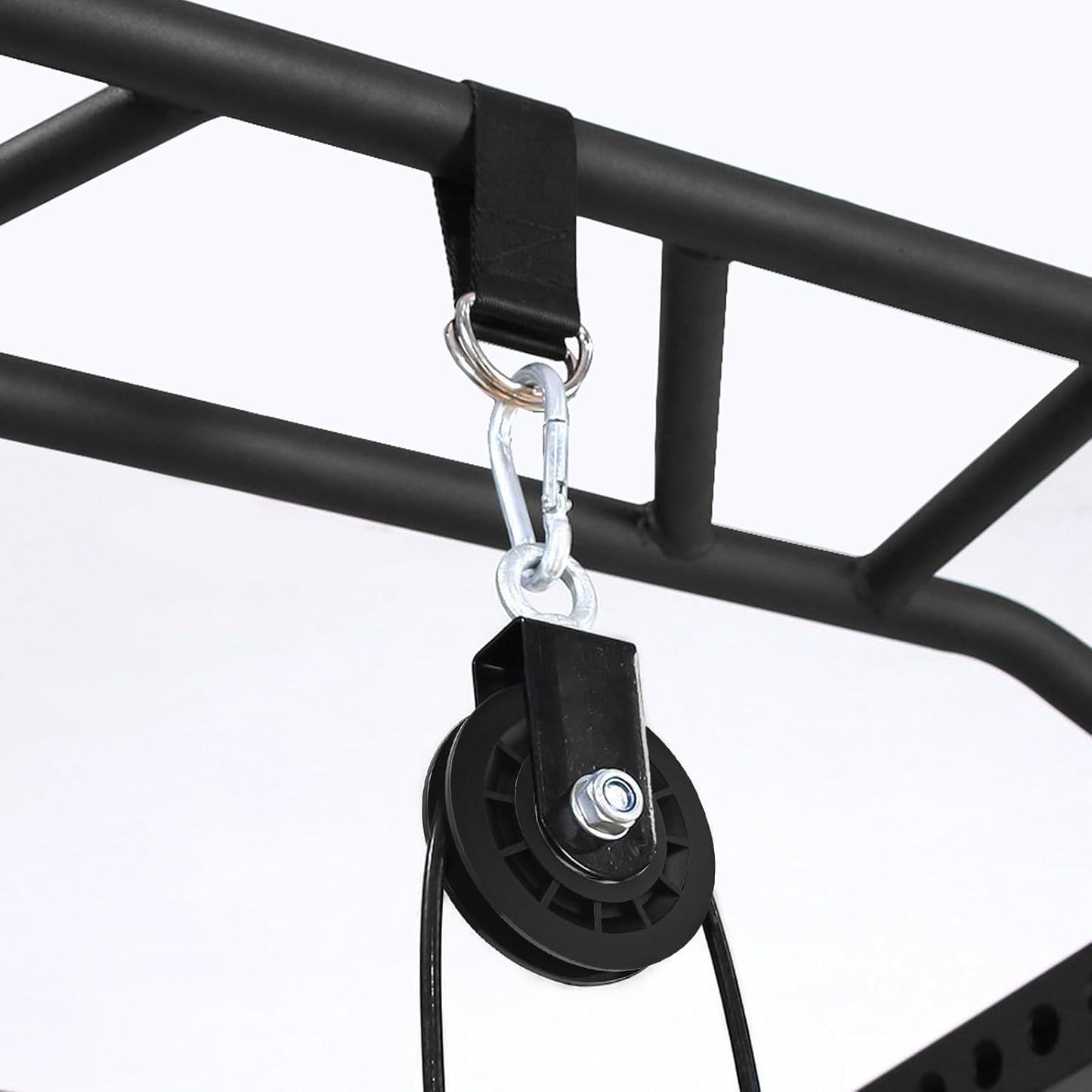 90mm(3.54inch) Universal Bearing Pulley Wheel for Cable Machine Gym Equipment Part Garage Door (2 PCS)