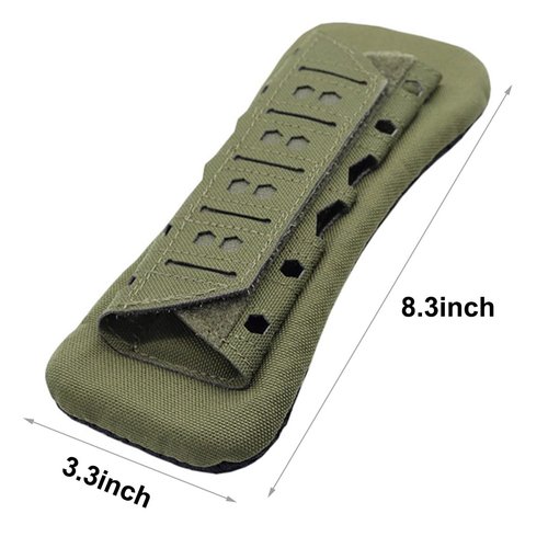 AZB 2 Pcs Tactical Vest Shoulder Strap Pads Backpack Breathable Mesh Cushion Pad