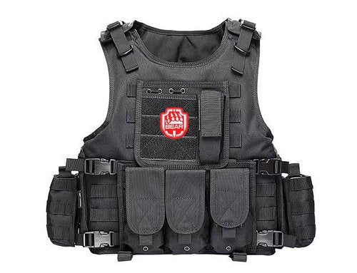 EnigmaGlow 2 Pcs Glow at Night Escape from Tarkov Bear Tactics Morale Military Patch 3D PVC Rubber Applique Emblem Hook Backed