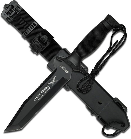 MTECH USA Mt-676Tb Fixed Blade Knife 12-Inch Overall , Black