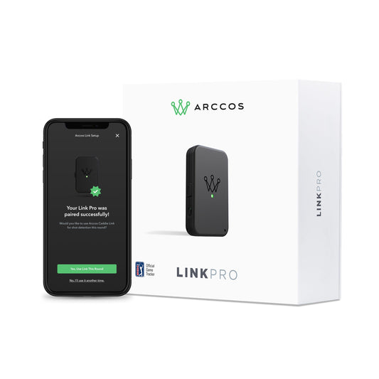 Arccos Link Pro Wearable: Automatically Track Your Golf Game Without Your Phone, Compatible with Arccos Smart Sensors & Arccos Smart Grips