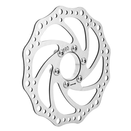 Ymiko 160 mm disc Brake Rotor 48mm Freewheel Threaded hubs Disk Flange and Spare Parts 160mm 6 Bolt Floating Brakes Alloy 31.8 for rt26