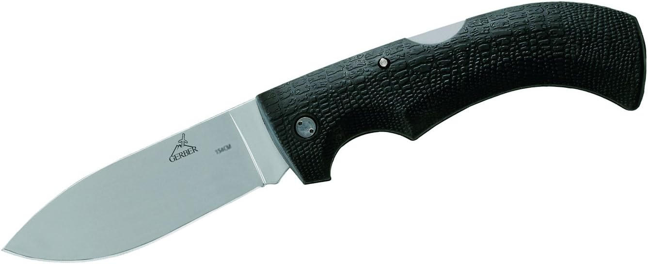 Gerber Gear Gator Folding Pocket Knife with Gator Grip for Gardening, Survival, Hunting, Camping and Bushcraft