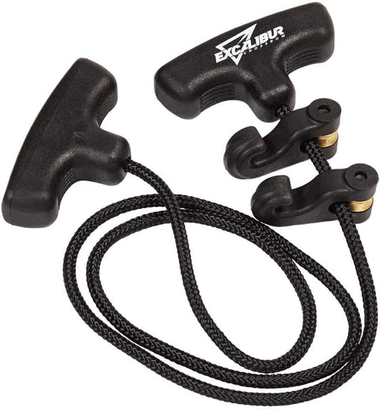 Excalibur Rope Cocking Aid - Archery Hunting Durable Versatile Double T-Handle Crossbow Cocking Device