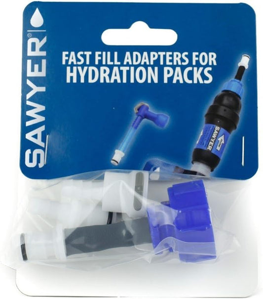 Sawyer Products SP115 Fast Fill Adapters for Hydration Packs Blue/White,One Size