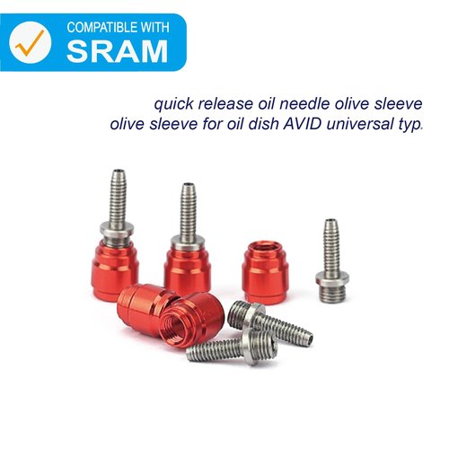 VANSIHO Bicycles Brake Olive connecting insert kit-fit for Sram Avid Hydraulic Disc Brake Hose