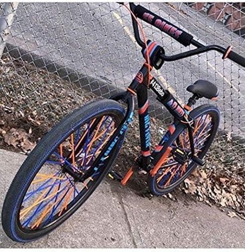 Bicycle Spoke Skins Wraps BMX MTB Kids Road Mountain Bike Colorful Wheel Decoration-72 Pcs