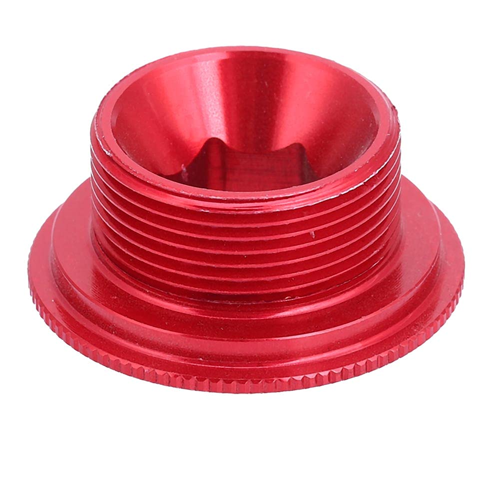 ANGGREK hollowtech Crank Tension Bolt Bicycle arm Cycling Screw 105 end Bike dust Covers Gold crankset m20 Bolts 2 Fixing ii preload m582 for Aries (Red)