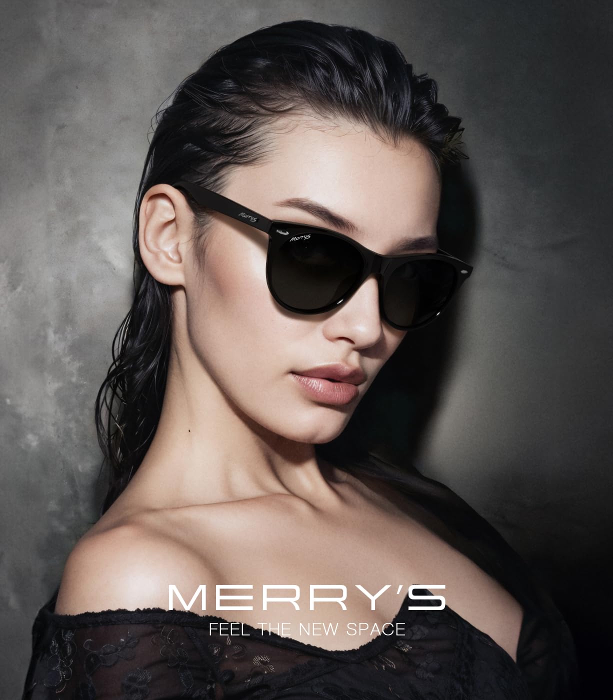 MERRY'S Retro Round Polarized Sunglasses for Women Fashion Trendy Shades S6185