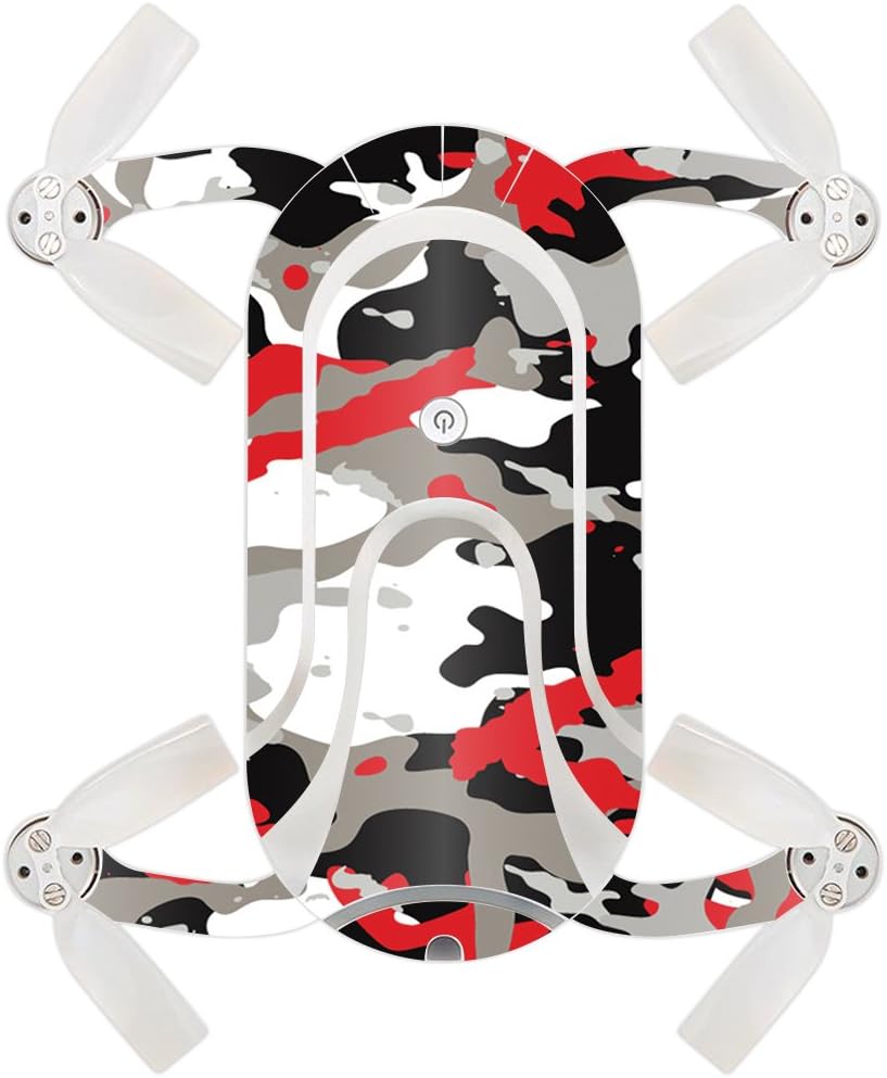 MightySkins Skin Compatible with ZEROTECH Dobby Pocket Drone – Conceal Snow | Protective, Durable, and Unique Vinyl Decal wrap Cover | Easy to Apply, Remove, and Change Styles | Made in The USA