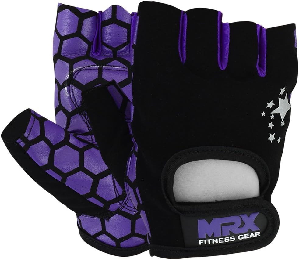 Women's Weight Lifting Gloves - Anti-Slip Padded Fitness Gloves for CrossFit & Training