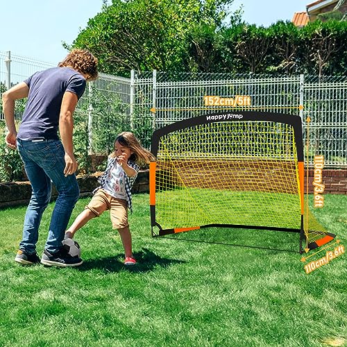 Kids Backyard Soccer Goals 7x5 & 5x3.6 FT Portable Outdoor Playset