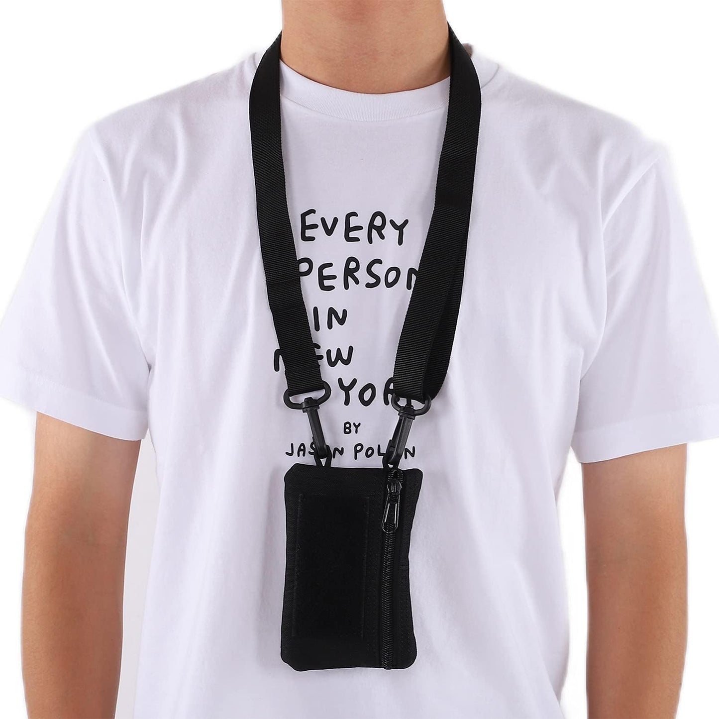 Fashion Waist Pack, Portable Travel Zipper Waist Bag Waterproof Outdoor EDC Molle Pouch Wallet for Camping Hiking Running Cycling Tactical Molle Pouch Compact EDC Tool Pouch with Shoulder Strap(Black)