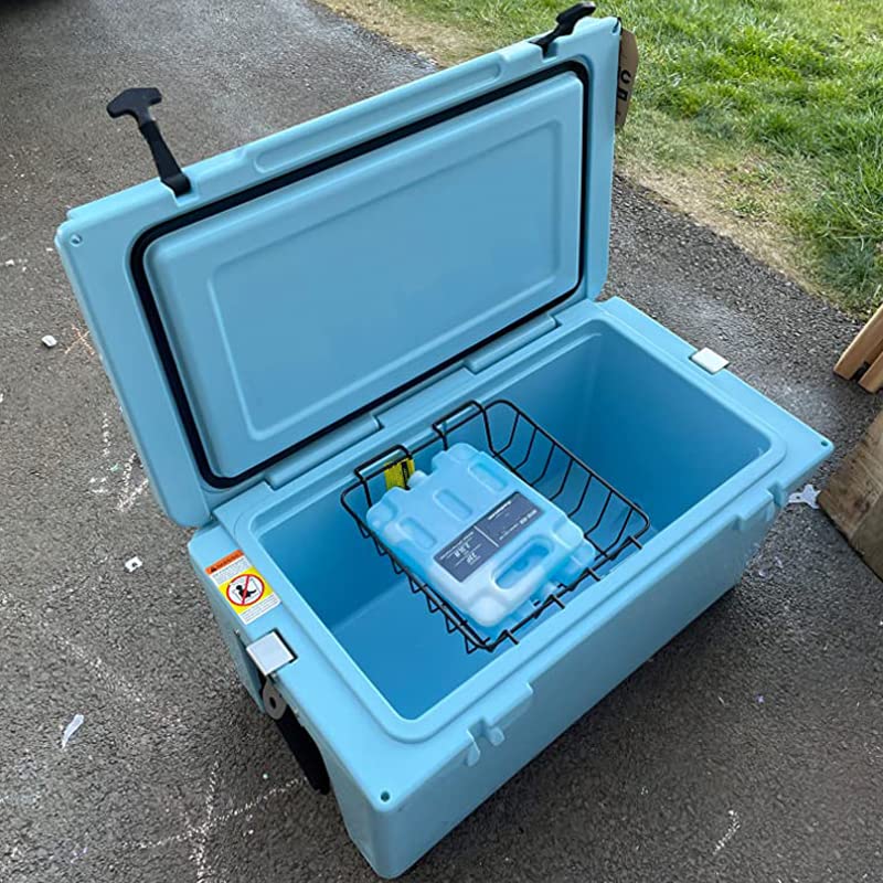 fivertik Cooler Basket for RTIC 65,Inside Dry-Goods Basket Compatible with RTIC 65 Coolers,Stainless Steel Wire Cooler Rack