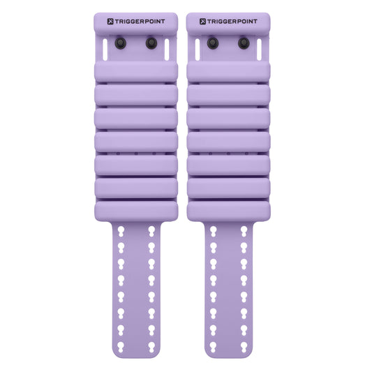 TriggerPoint: Adjustable Ankle and Wrist Weights for Men and Women - 2LB (1 Pair) - Lavender - Perfect for Yoga, Pilates, Home Workouts, and More
