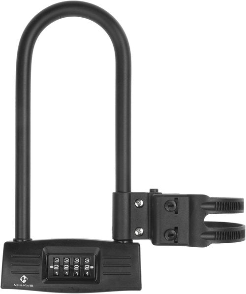BD 260 Digit Shackle Lock - Secure Black Bicycle Lock for Enhanced Safety