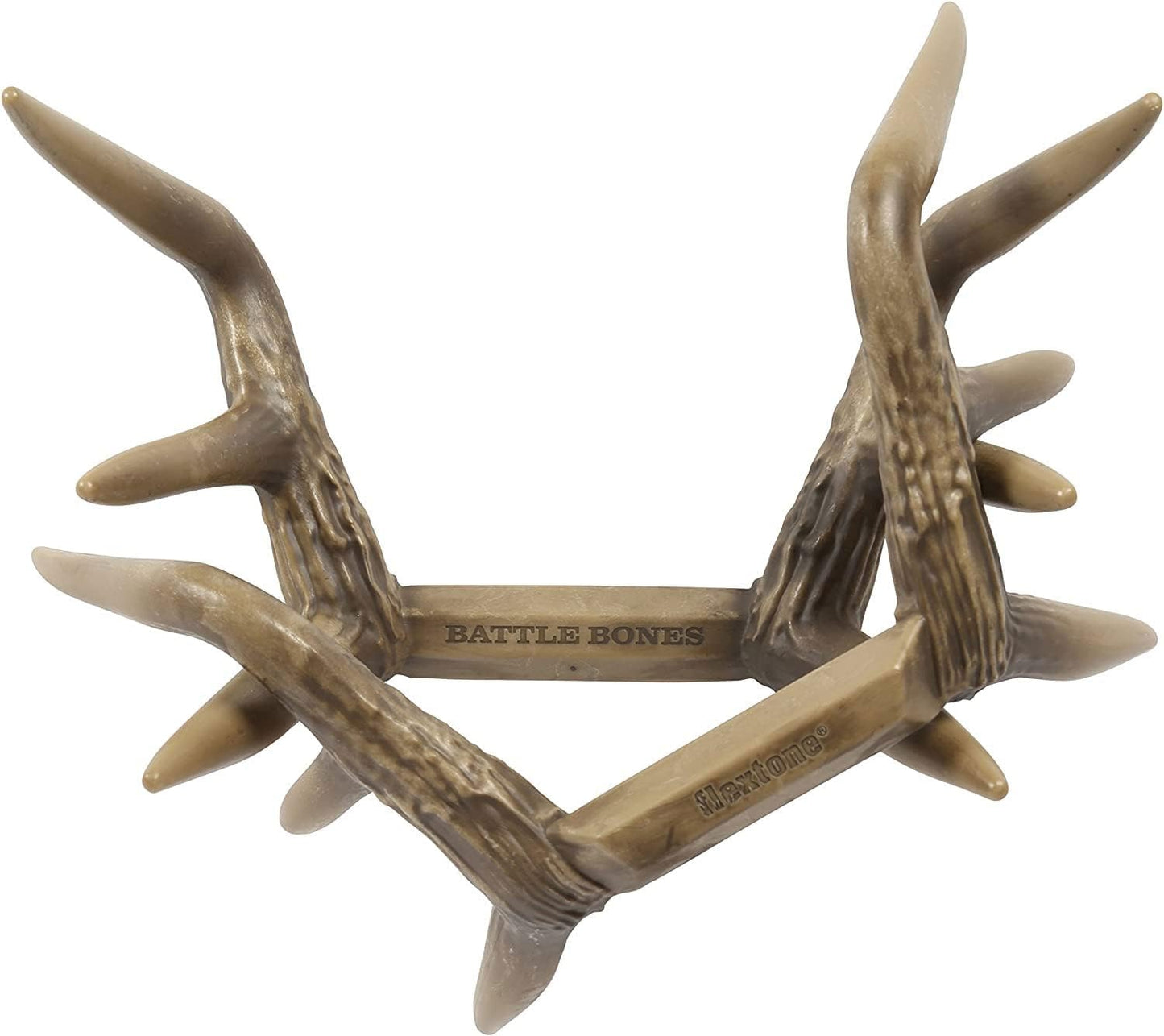 Flextone Hunting Realistic Buck Sounds Battle Bones Whitetail Rattling Deer Antlers Calling System