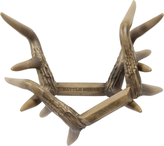 Flextone Hunting Realistic Buck Sounds Battle Bones Whitetail Rattling Deer Antlers Calling System