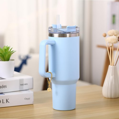 Raymall Letter Charm for Stanley Cup With Handle, Personalized Name ID Initial Letter Charm Accessories For Stanley Tumbler Cup (Letter L)