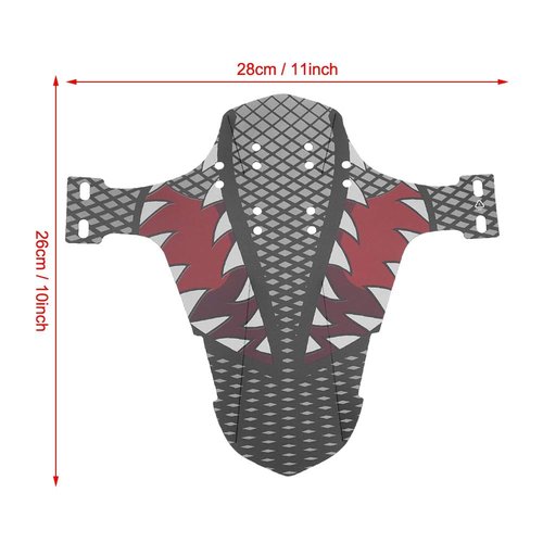 Plastic Bike Mudguard, Universal Bike Fenders, for Road Bike Rear Tire Mountain Bike Front Fork (Type B)