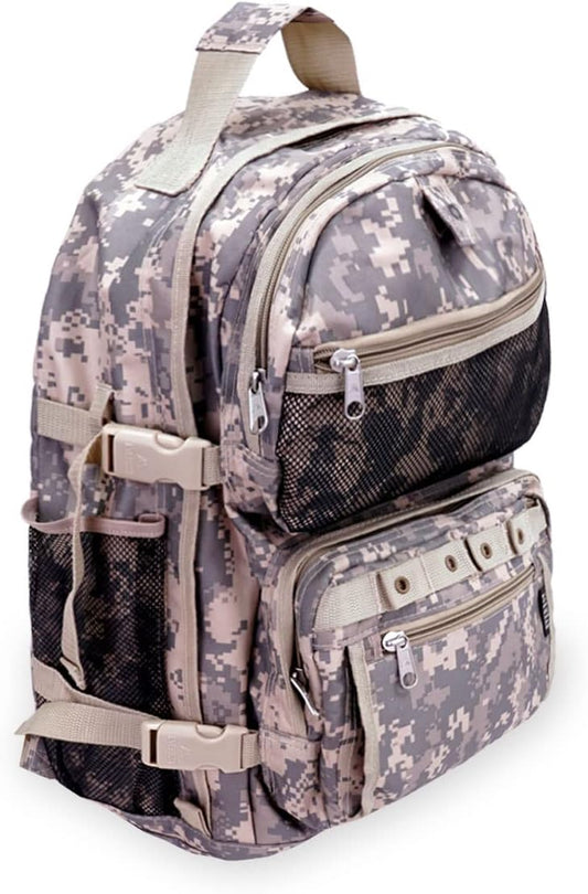 Everest Oversize Digital Camo Backpack, Digital Camouflage, One Size