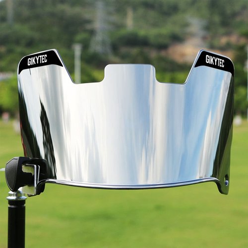 GIKYTEC Football Visor Football Helmet Visor Scratch Resistant Facial Protection Visor Fits Youth and Adult Football Helmets(Clear Silver)
