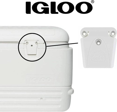Igloo Cooler Plastic Latch with Single-Screw Post and Screws (2-Pack) - Made in The USA - Contains UV Inhibitors