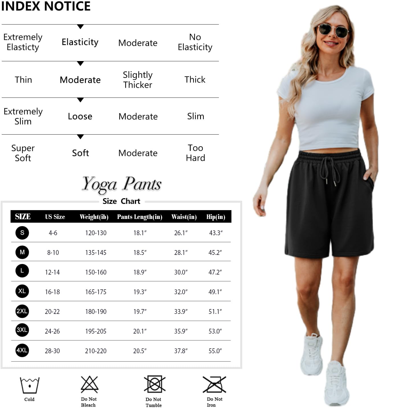 Quenteen Women 7" Inseam Shorts Golf Bermuda Shorts Cotton Summer Lounge Shorts with Pocket Royal Blue Large