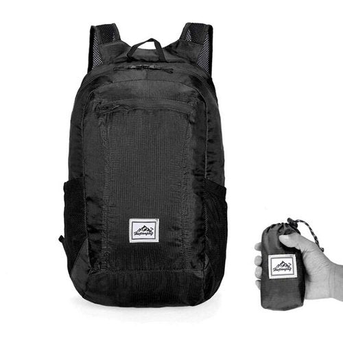 HUIOP Backpack, Lightweight Portable Foldable Backpack Waterproof Backpack Folding Bag Ultralight Outdoor Pack for Women Men Travel Hiking