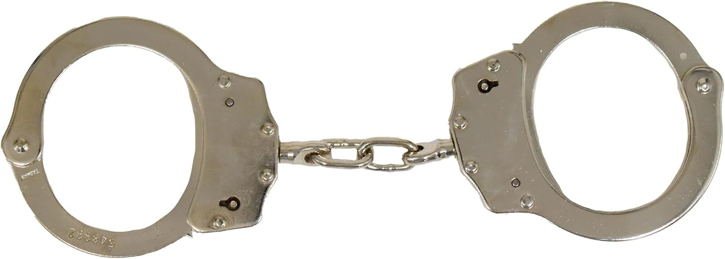 Snake Eye Tactical Steel Handcuffs with Two Keys Heavy Duty Steal Professional Grade | Secure Handcuffs.