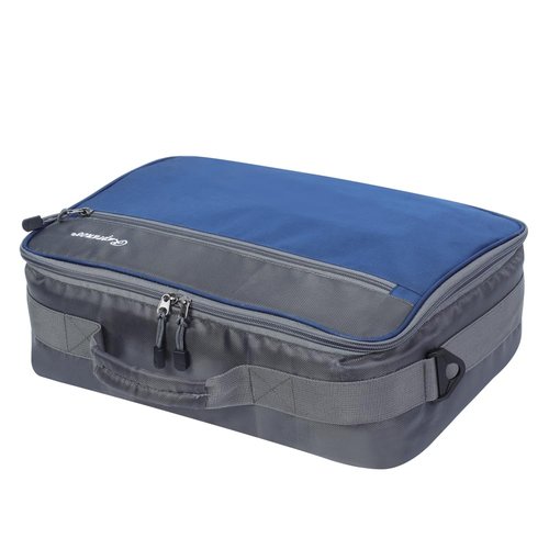Raprance Fly Fishing Reel Case ，Customizable Dividers Shockproof Storage Box，Portable Travel Storage with Protection, Blue