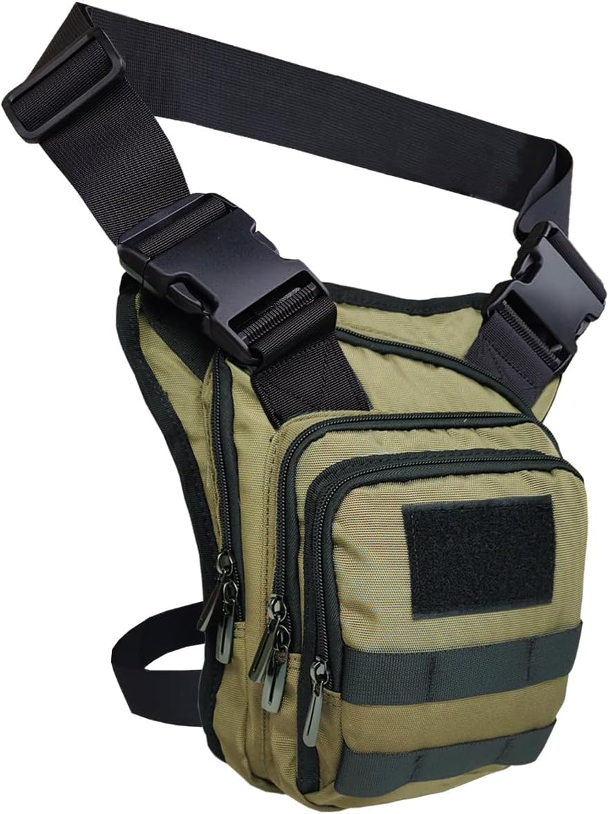 Thigh Pack, Larswon Leg Bag Thigh Pouch Bag Tactical Waist Bag Motorcycle Bag Waterproof
