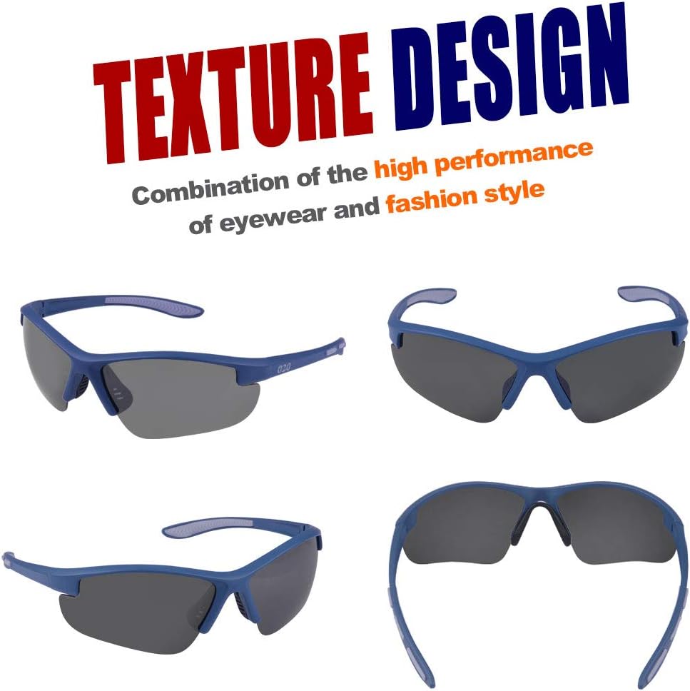 O2O Polarized Sports Sunglasses for Softball Baseball Men Women Teens Youth 020 Polarized Sunglasses