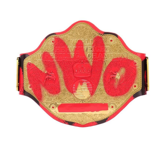 AA Tentaclus Nessa nWo Signature Series World Heavyweight Wrestling Championship Belt; Big Gold nWo Wrestling Replica Belt 2mm