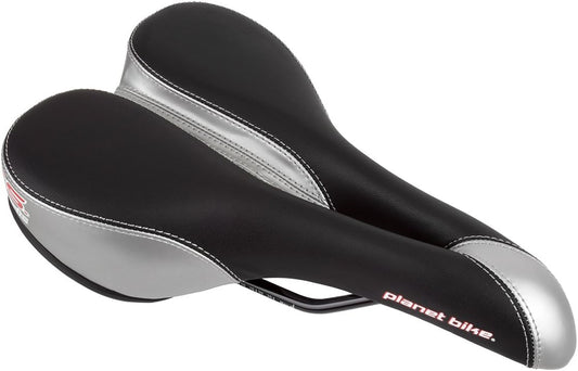 Planet Bike A.R.S. Classic bike seat - men's (black & silver)