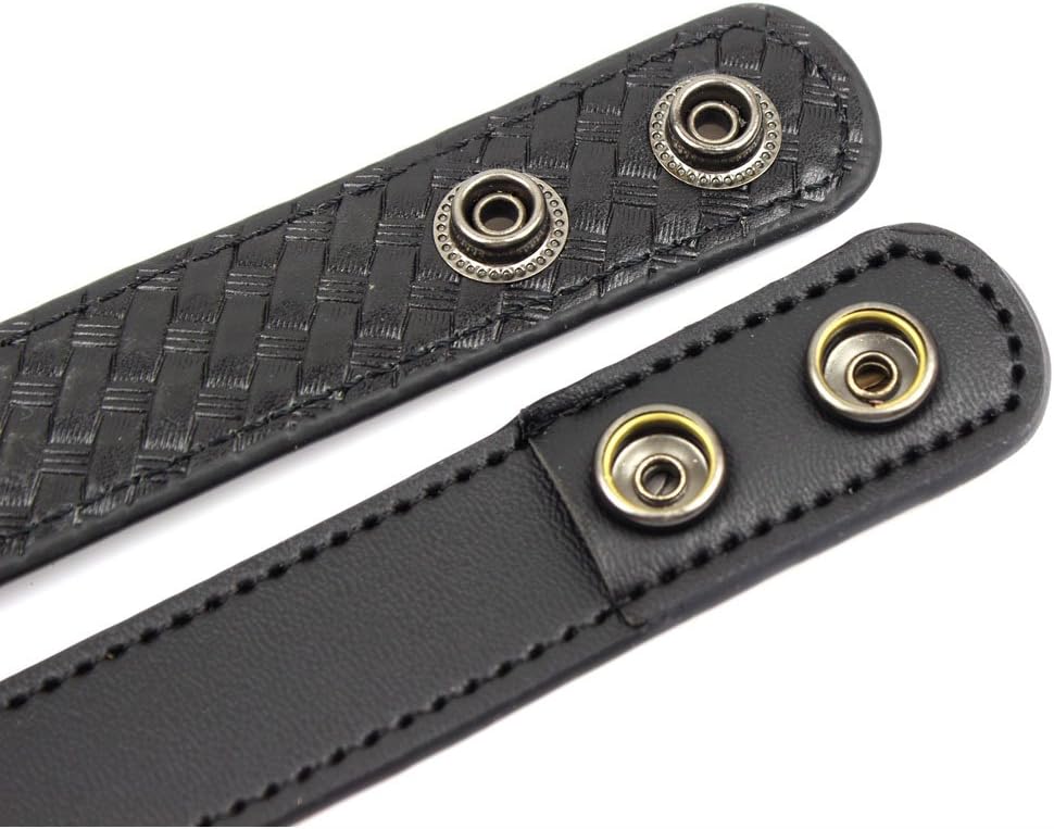 ROCOTACTICAL Double Snap Belt Keepers, Duty Keepers Fit 2.25" Duty Belt, 4-Pack