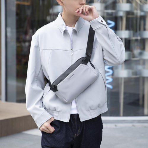 Mark Ryden 3.5L Minimalist Crossbody Sling Bag - Lightweight Water-Resistant EDC Backpack with YKK Zipper & Magnetic Snap for Men and Women