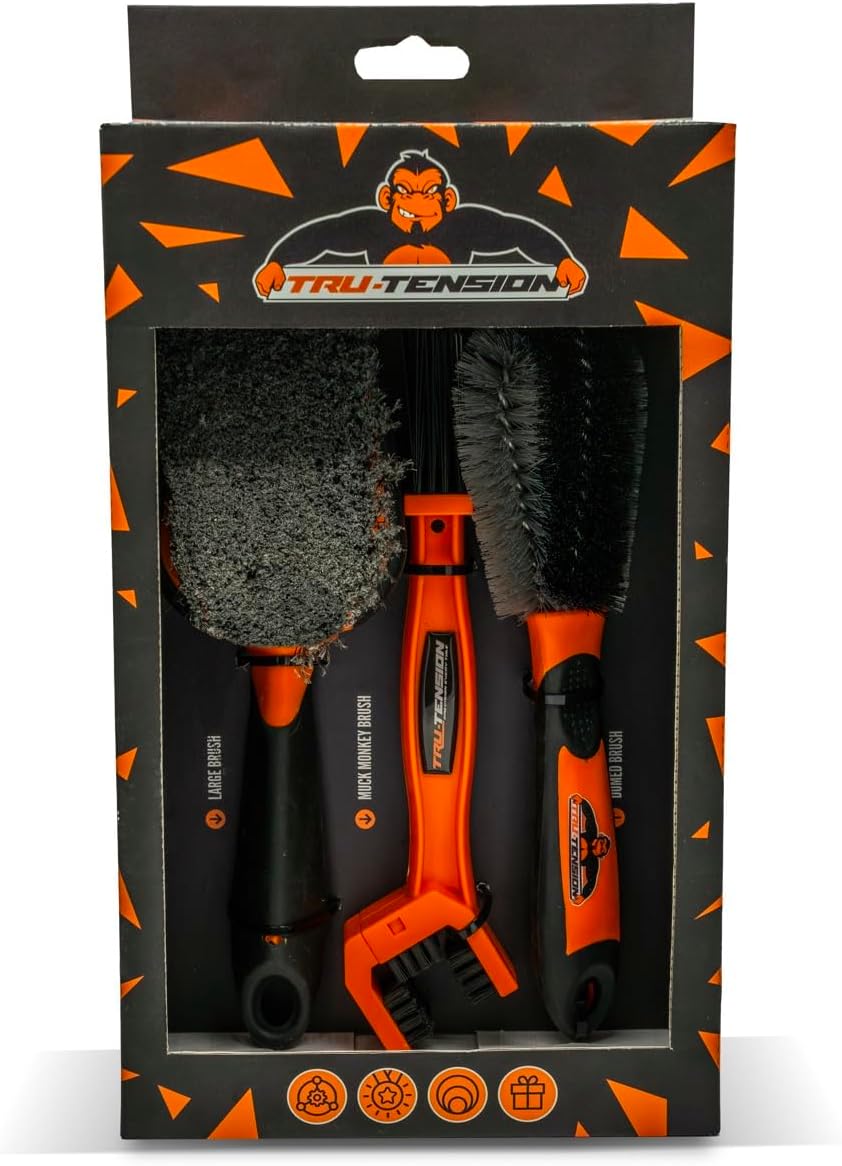Tru-Tension | Muck Monkey Chain Brush | Motorcycle Tool & Essential Cleaning Brush