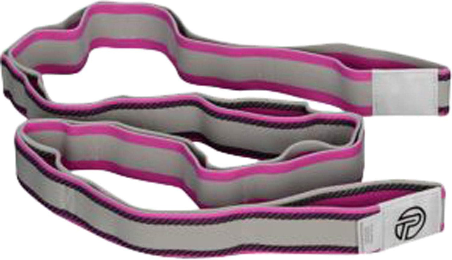 Pro-Tec Stretch Band, Pink, Strength Training, Resistance Bands, Latex, Toning, Shoulders, Back, Glutes, Core, Foot, Upper & Lower Legs, Easy to Use, Working Out, Static Stretching, Dynamic Exercises