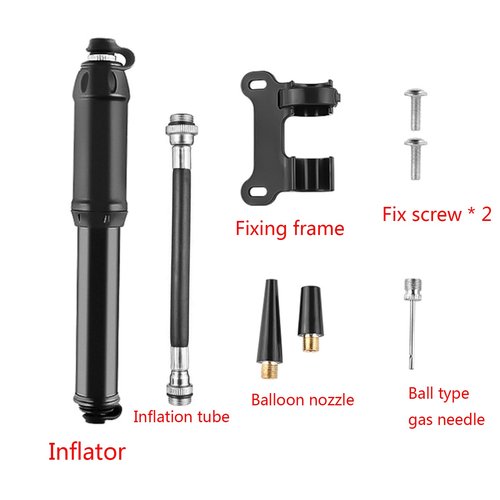 Bike Tire Pump Bike Mini Pump for Road, Mountain and BMX Bikes, High Pressure 100 PSI, Includes Mount Kit