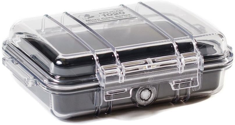 Pelican 1020 Micro Case (Black/Clear)